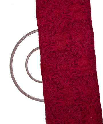 Net Embroidery Fabric Material Boutique Designer
